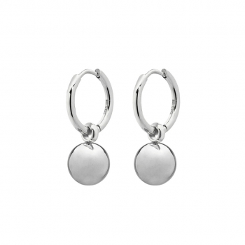 Globe Hoop 12mm Silver