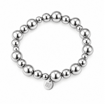 Brea Elastic Bracelet Silver