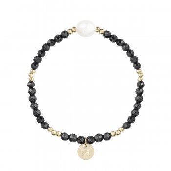 Spirit Pearl Bracelet Black/Gold