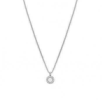Crye Short Necklace Silver