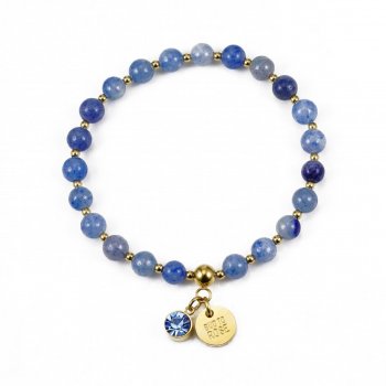 Beverly Bracelet Blue/Gold