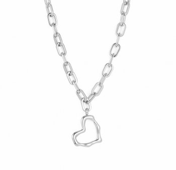 Crush Chain Necklace Silver