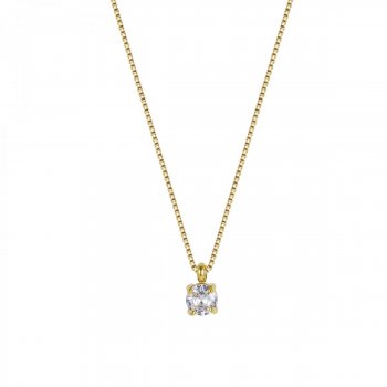 Stella Necklace Clear/Gold
