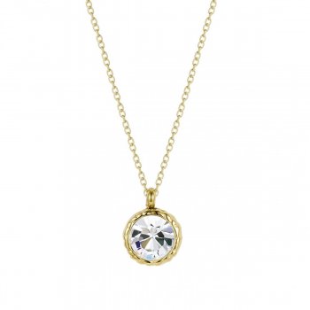 Imperia Necklace Clear/Gold