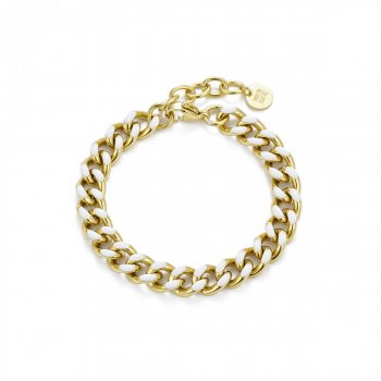 Riviera Reversible Small Bracelet White/Gold