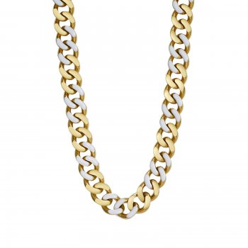 Riviera Reversible Necklace White/Gold