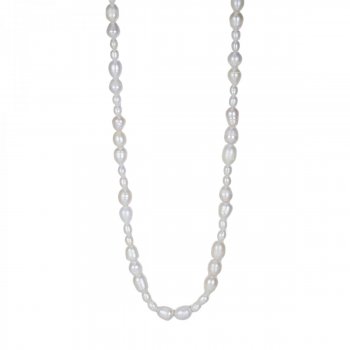 Posh Pearl Long Necklace