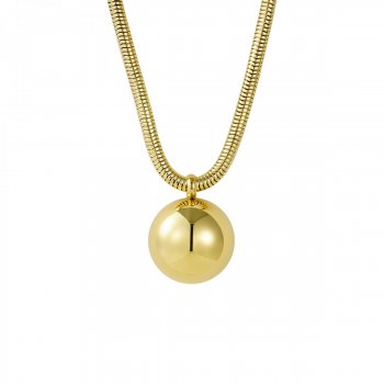 Globe Maxi Necklace Gold