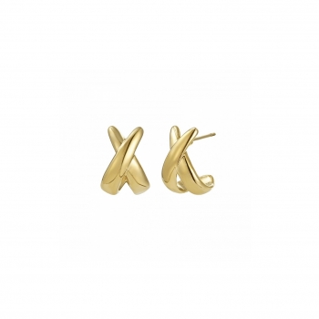 Cross Earrring Gold