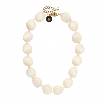 Vibe Resin Necklace Ivory