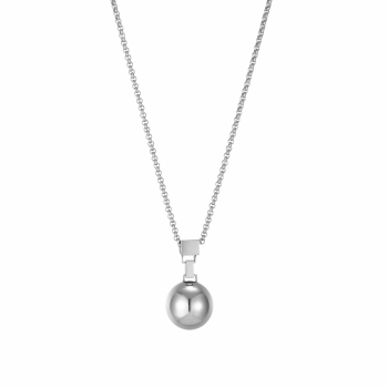 Divino Long Necklace Silver