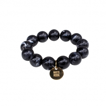 Velvet Resin Bracelet Black