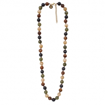 Velvet Resin Long Necklace Mix