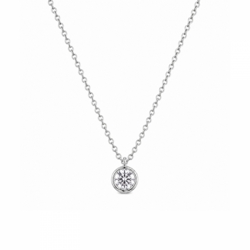 Bash Necklace Clear/Silver