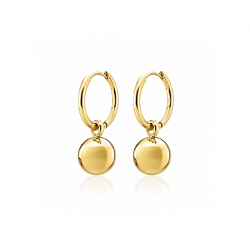 Globe Hoop 12mm Gold
