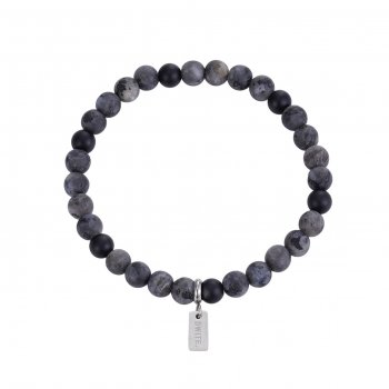 Biker Grey Elastic Bracelet