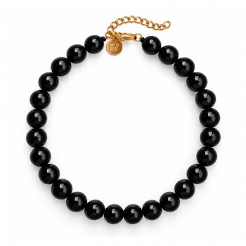 Venice Resin Necklace Black