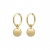 Globe Hoop 12mm Gold