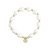 Pearl Elastic Bracelet Gold