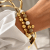 Brea Elastic Bracelet Gold