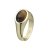 Retro Ring Brown/Gold