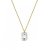 Aspen Necklace Clear/Gold