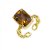 Aspen Ring Brown/Gold