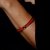 Capri Enamel Bracelet Red/Gold