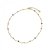 Globe Enamel Necklace Black/Gold
