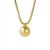 Globe Maxi Necklace Gold
