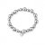 Brea Elastic Bracelet Silver