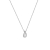 Mini Drop Necklace Silver