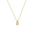 Mini Drop Necklace Gold