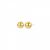 Globe 6mm Stud Earring Gold