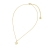 Clover Plain Necklace Gold