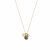 Kelly Long Necklace Grey/Gold