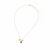 Kelly Long Necklace Grey/Gold