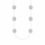 Ray Oval Long Necklace Silver