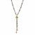 Beverly Icon Necklace Grey/Gold