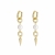 Pearl Spike Earring Gold