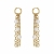 Paris Pearl Fringe Earring Gold