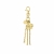 Lily Lux Bag Charm Gold