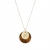 Sorrento Long Necklace Brown/Gold