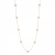 Clover Multi Long Necklace Pink/Gold
