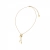 Spike Short Necklace Gold