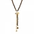 Beverly Icon Necklace Brown/Gold