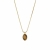 Retro Necklace Brown/Gold