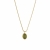 Retro Necklace Green/Gold