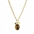Retro Long Necklace Brown/Green/Gold