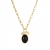 Retro Long Necklace Black/Brown/Gold